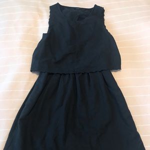 Madewell Black cotton dress